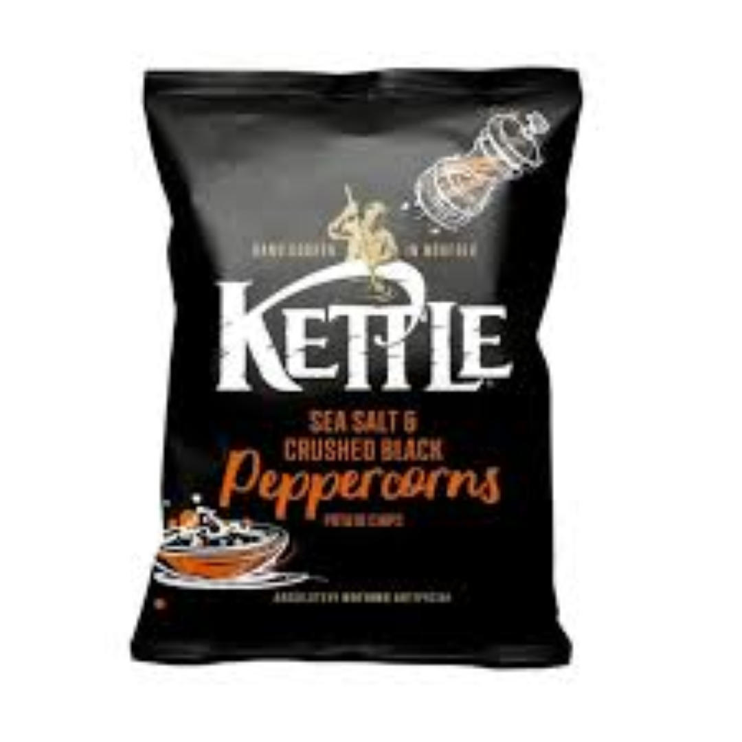 KETTLE CHIPS PEPPERCORN 80G
